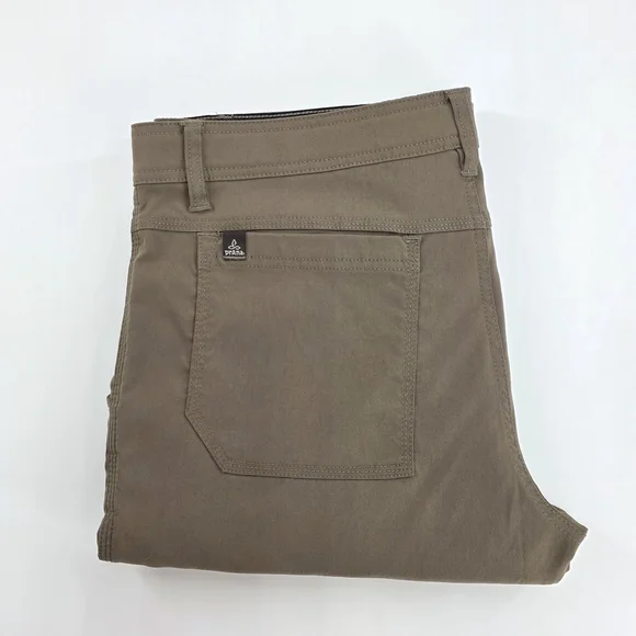 Gorpcore prAna Stretch Zion Straight Pants Men’s 35x32 Brown Hiking - Picture 7 of 13